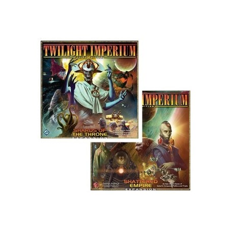 BUNDLE Shattered Empire (exp per Twilight Imperium) + Shards of the throne (Exp. per Twilight Imperium)