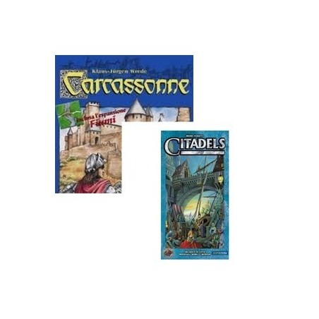 BUNDLE Citadels ITA+ Carcassonne (con espansione Fiume) ITA