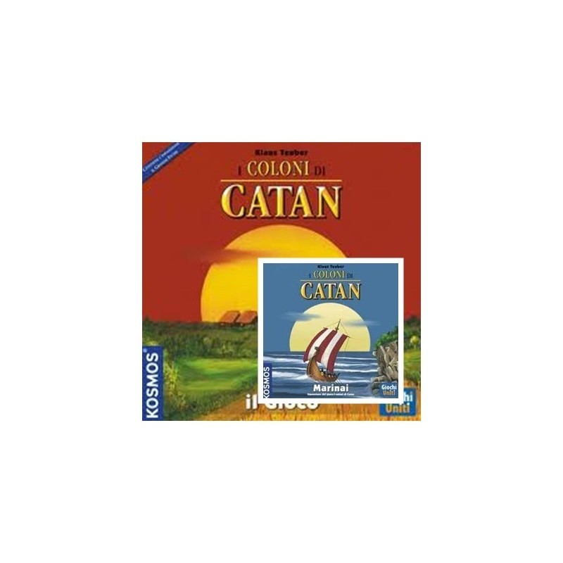 BUNDLE Catan (legno) 1: I coloni di Catan + I Marinai di Catan