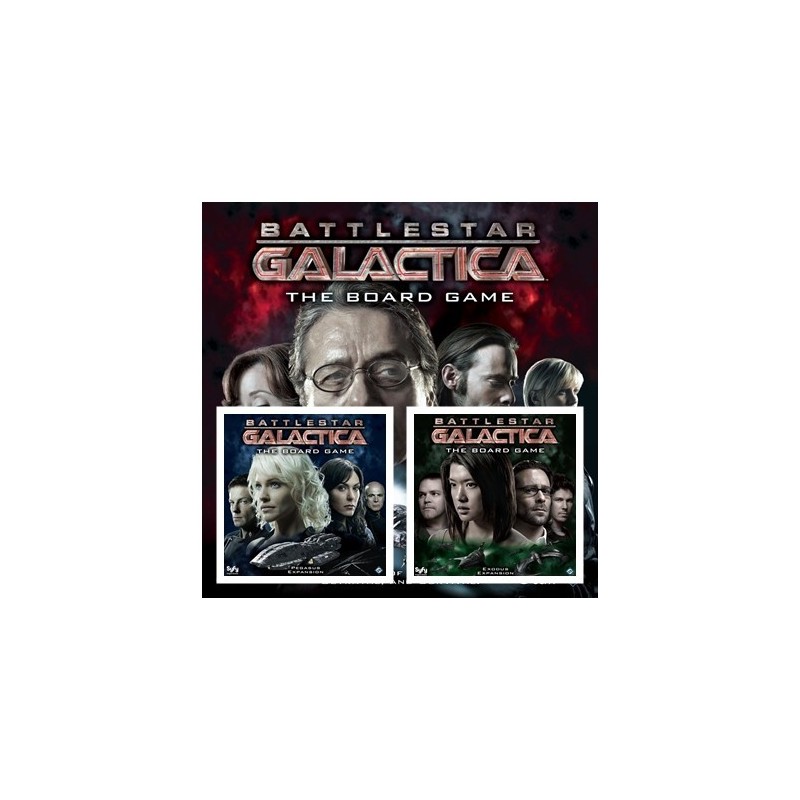 BUNDLE Battlestar Galactica (ENG) + Pegasus + Exodus
