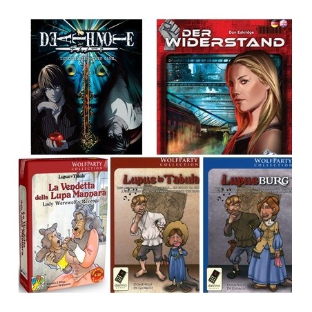 BUNDLE Lupus in Tabula + Lupusburg + La Vendetta della Lupa Mannara + Death Note + The Resistance DEU/ENG