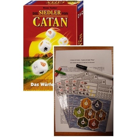 BUNDLE I coloni di Catan - gioco di dadi DEU/ITA + Gioco di dadi PLUS