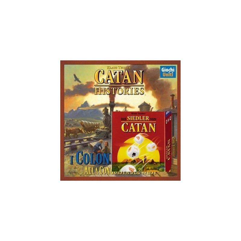 BUNDLE Catan Histories: i Coloni d'America + Gioco di dadi DEU/ITA