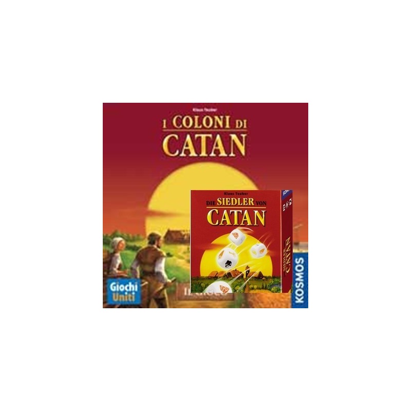 BUNDLE I coloni di Catan: New Ed. (Componenti in plastica) + Gioco di Dadi DEU/ITA