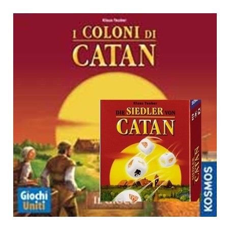 BUNDLE I coloni di Catan: New Ed. (Componenti in plastica) + Gioco di Dadi DEU/ITA