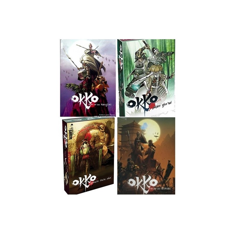 BUNDLE Okko l'Era di Asagiri + Yakuza Hazu Akai + Pajan Gun'Tai + Era of the Karasu