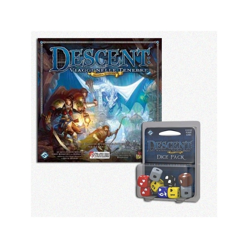 BUNDLE Descent - Viaggi nelle tenebre 2nd Ed. ITA + set di dadi