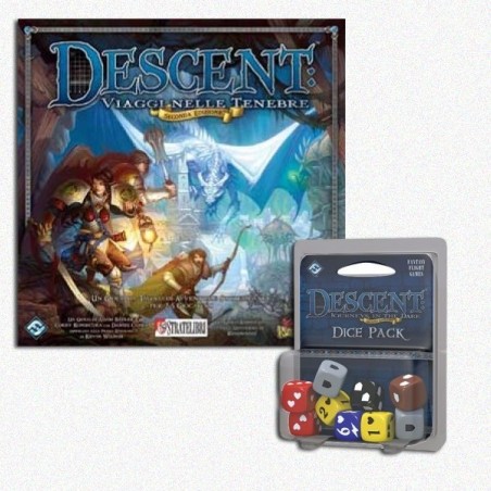 BUNDLE Descent - Viaggi nelle tenebre 2nd Ed. ITA + set di dadi