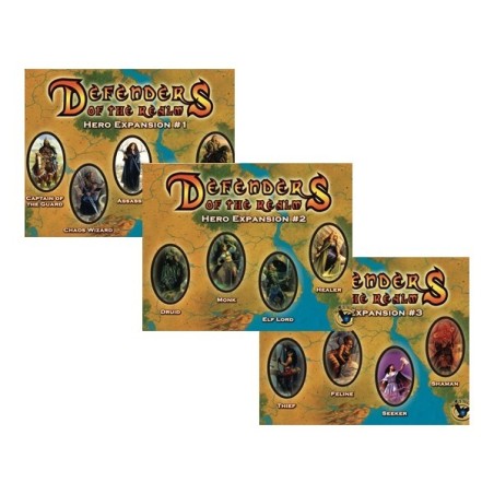 BUNDLE Defenders of the Realm: Hero Expansions (1, 2 e 3)