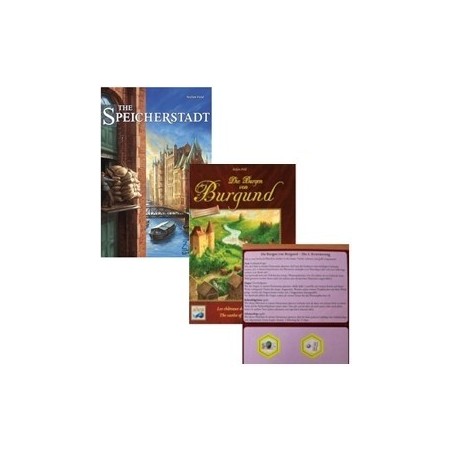BUNDLE Burgund 1: Speicherstadt + Die Burgen von Burgund DEU/ENG/ITA + Espansione