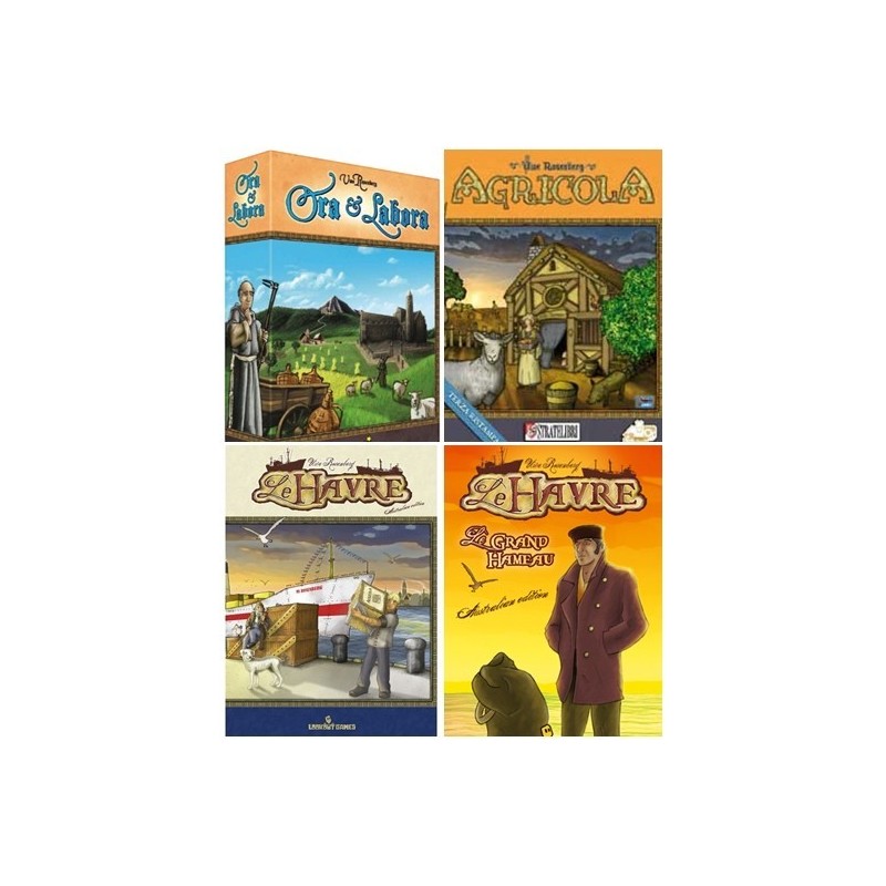 BUNDLE Ora et Labora ITA + Agricola ENG + Le Havre ENG + Le Grand Hameau ENG
