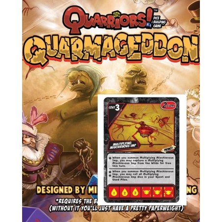 BUNDLE Quarriors! Quarmageddon exp. + Multiplying Mischievous Imp Promo