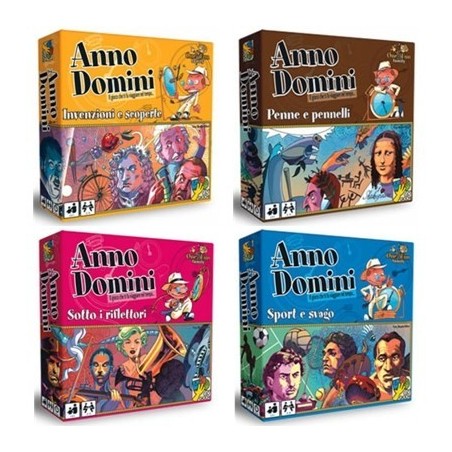 BUNDLE Anno domini: Invenzioni e scoperte + Penne e pennelli + Sotto i riflettori + Sport e svago