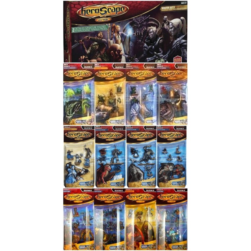 BUNDLE Heroscape A: Underdark + wave 11 + wave 12 + wave 13