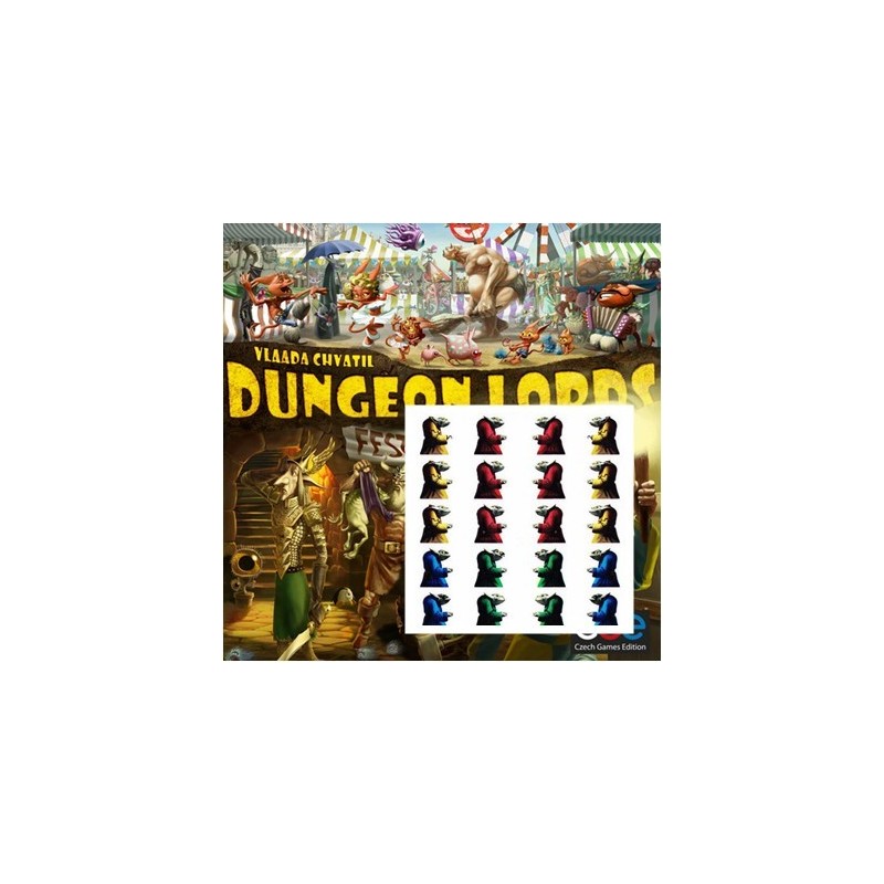 BUNDLE Dungeon Lords:  Festival Season + Stickers