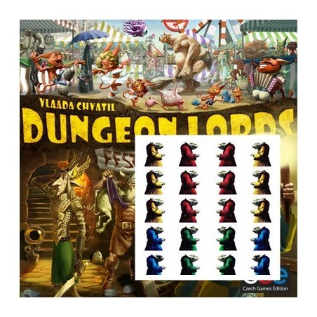 BUNDLE Dungeon Lords:  Festival Season + Stickers