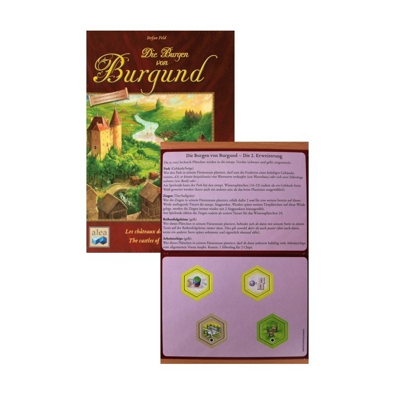 BUNDLE Die Burgen von Burgund DEU/ENG (The Castle of Burgundy) + espansione