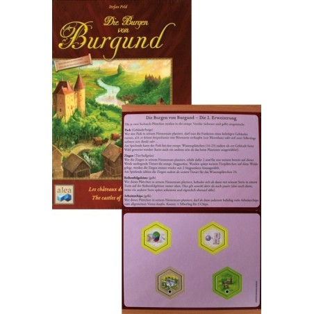 BUNDLE Die Burgen von Burgund DEU/ENG (The Castle of Burgundy) + espansione