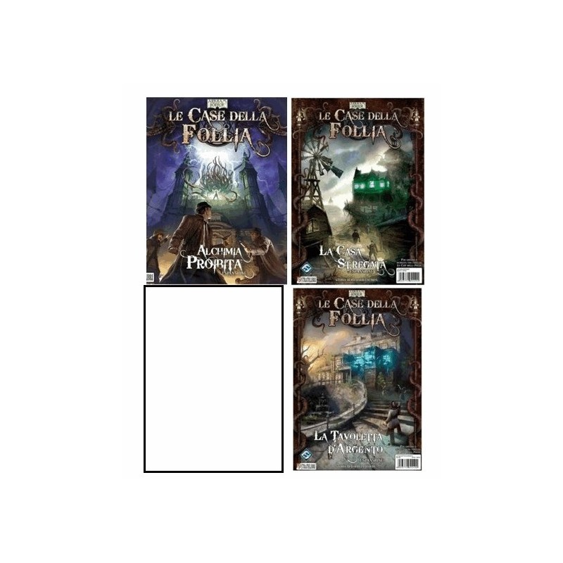 BUNDLE Le Case della Follia expansions: Alchimia Proibita+La Tavoletta d'Argento+La Casa Stregata