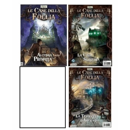 BUNDLE Le Case della Follia expansions: Alchimia Proibita+La Tavoletta d'Argento+La Casa Stregata