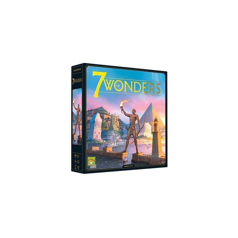 7 Wonders ITA (New Ed.) (scatola rovinata, carte e token unpunched, plance con qualche difettosità)