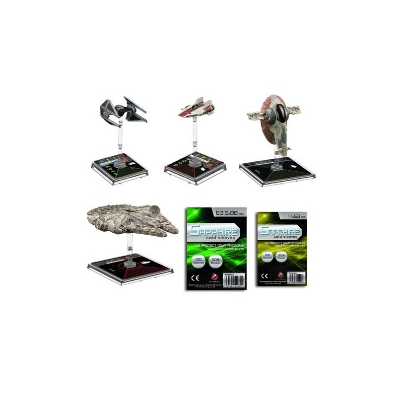BUNDLE X-Wing seconda serie + bustine apposite per X-Wing