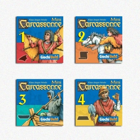 BUNDLE Carcassonne mini-espansioni ITA 1+2+3+4