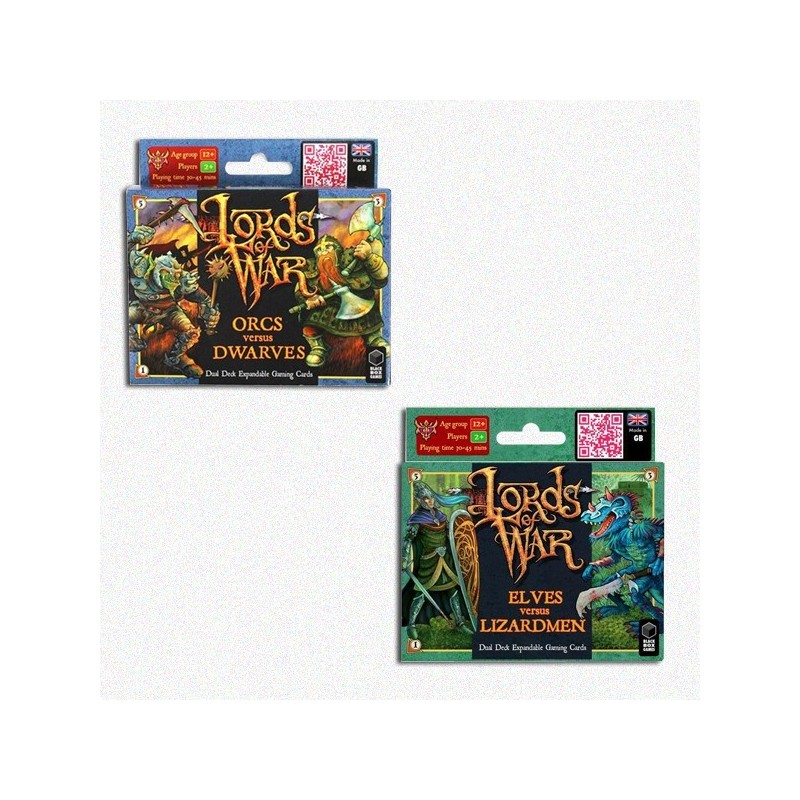 BUNDLE Lords of War: Orcs Vs. Dwarves + Elves Vs. Lizardmen