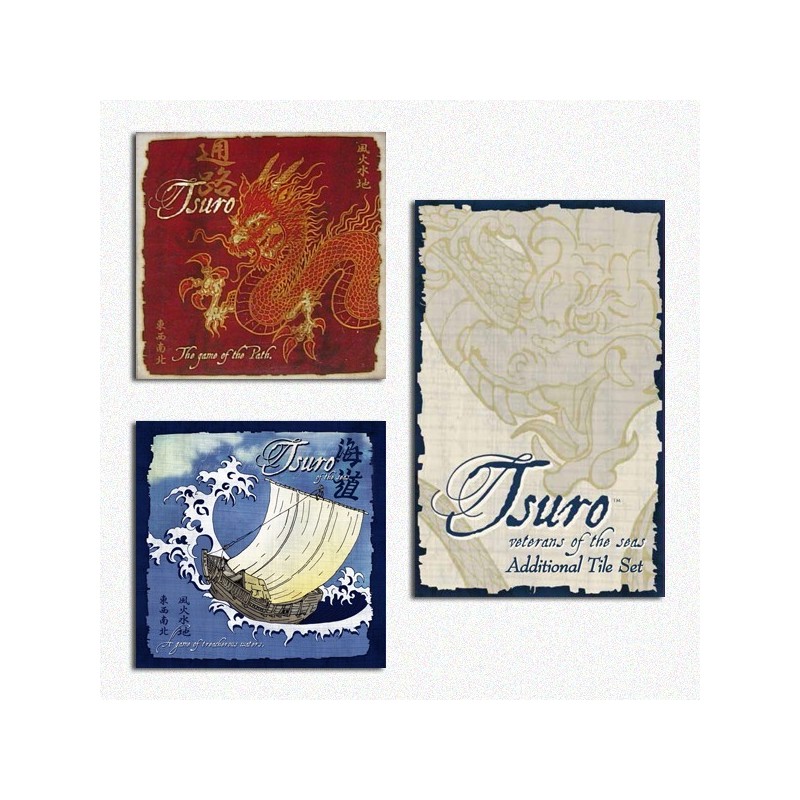 BUNDLE Tsuro +  Tsuro of the Seas + Veterans of the Seas