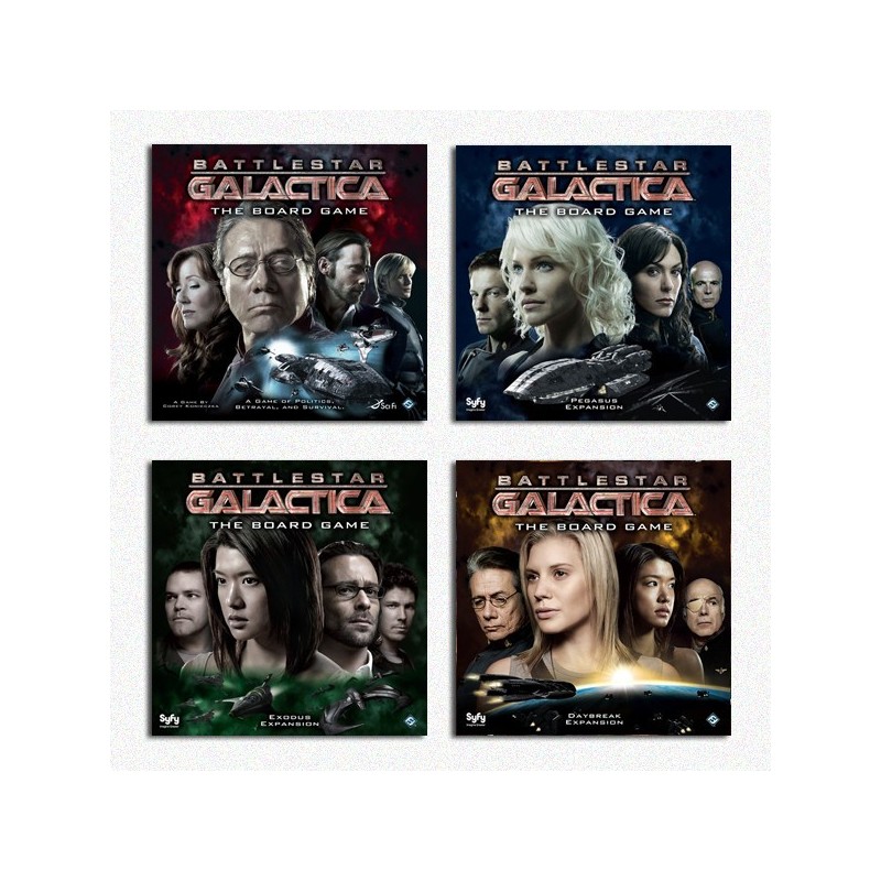 BUNDLE Battlestar Galactica ENG + Pegasus ENG + Exodus ENG + Daybreak ENG