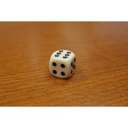 Dado 16mm Avorio (25 pezzi)