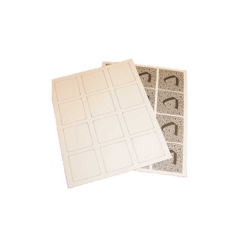 BUNDLE 12 Tessere bianche per Carcassonne