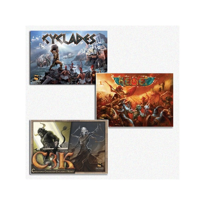 BUNDLE Cyclades + Kemet + C3K: Creatures Crossover