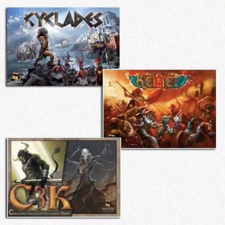 BUNDLE Cyclades + Kemet + C3K: Creatures Crossover
