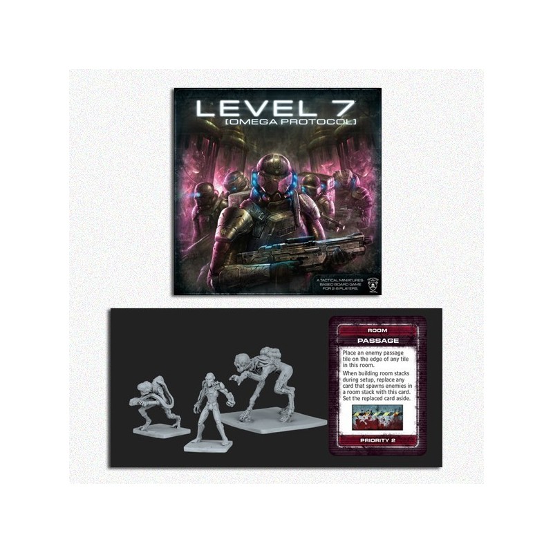 BUNDLE Level 7: Omega Protocol + 3 Bonus figures + Promo card