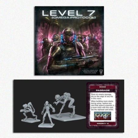 BUNDLE Level 7: Omega Protocol + 3 Bonus figures + Promo card