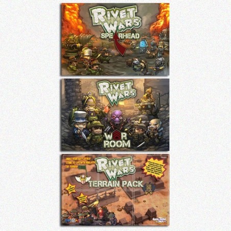 BUNDLE Rivet Wars: Spearhead + War Room + Terrain Pack