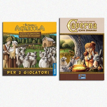 BUNDLE Agricola (2 giocatori) ITA + Caverna ENG