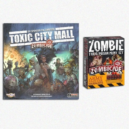 BUNDLE PAINT Zombicide Toxic City Mall + Paint Set