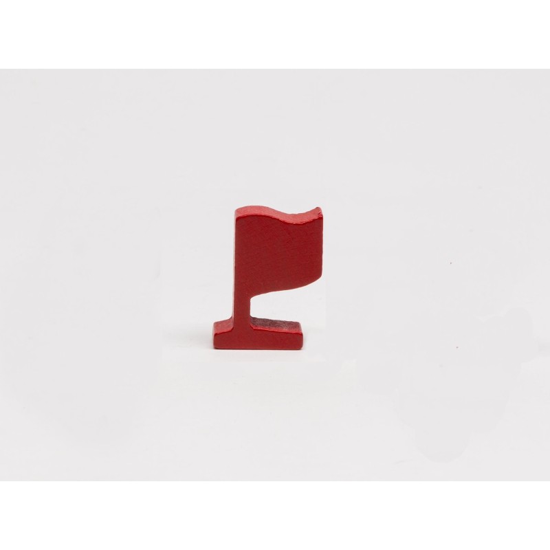 Pedina Bandiera Rossa (100 pezzi)
