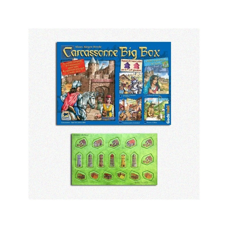 BUNDLE Carcassonne Big Box+ Little Buildings