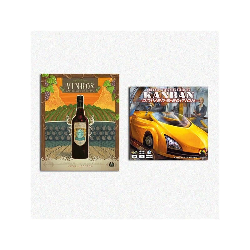 BUNDLE LACERDA Vinhos Deluxe ENG + Kanban:Driver's Edition ENG