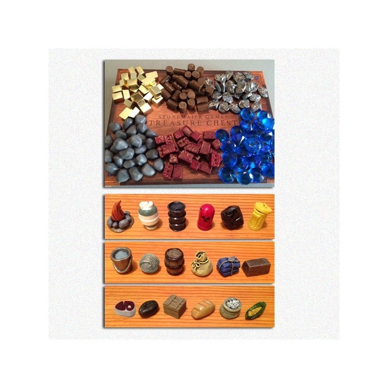 BUNDLE Treasure Chest:  Energy Box + Food Crate + Resource Vault