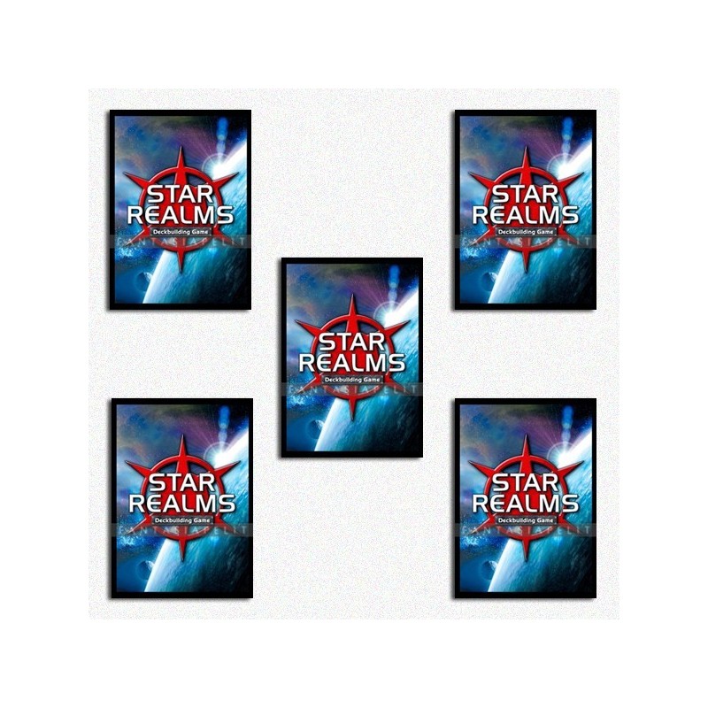 BUNDLE Bustine protettive originali per Star Realms (5 confezioni x 50 pezzi cad.)