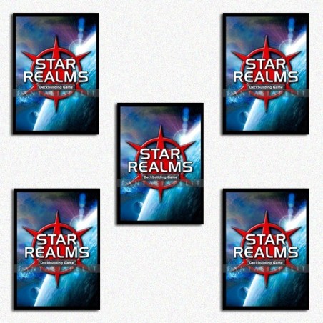 BUNDLE Bustine protettive originali per Star Realms (5 confezioni x 50 pezzi cad.)