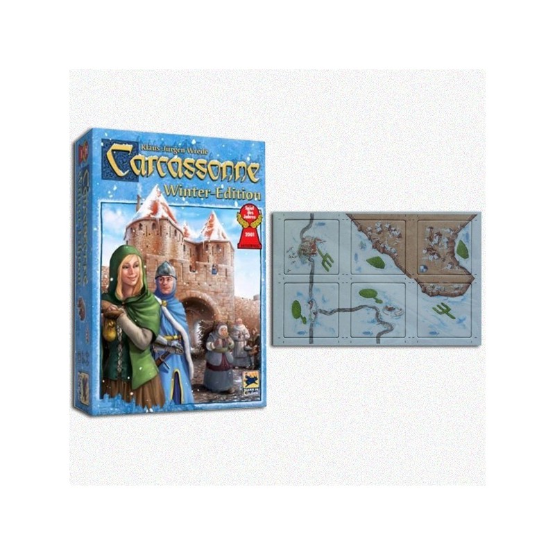 BUNDLE Carcassonne Winter Edition ENG + Corn Circles