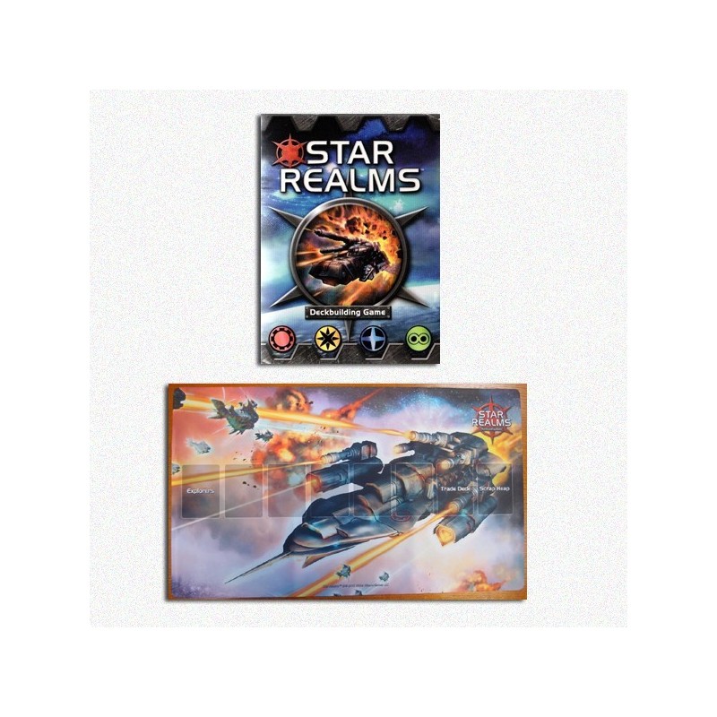 BUNDLE Star Realms ENG + Starship II Playmat (Tappetino)