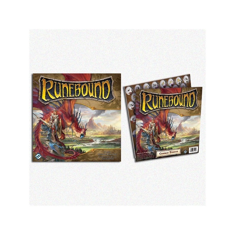 BUNDLE ENFORCED Runebound (3rd Ed.) + Combat Tokens