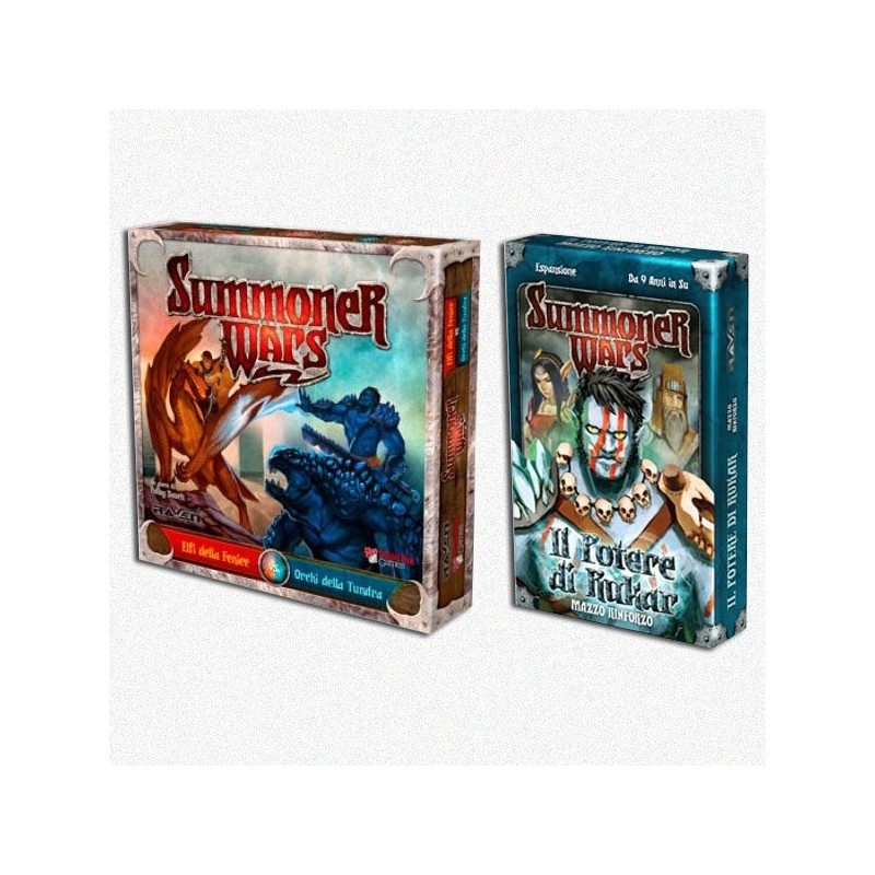 BUNDLE Summoner Wars: Elfi della Fenice vs Orchi della Tundra + Il Potere di Rukar