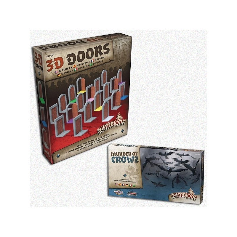 BUNDLE Zombicide Black Plague: 3D Doors + Murder Of Crowz